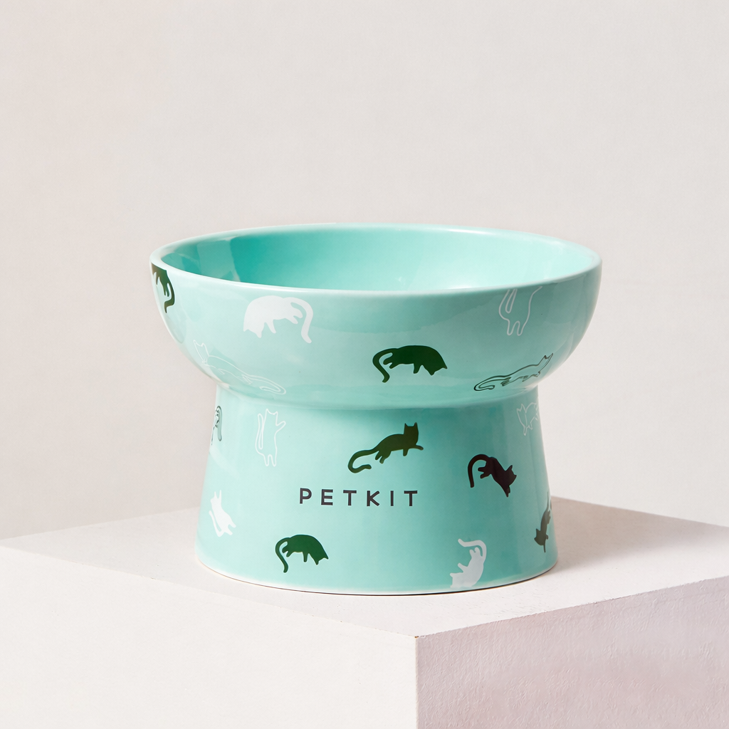 Comedero Elevado Cerámico para Gatos y Perros | MIMICHI